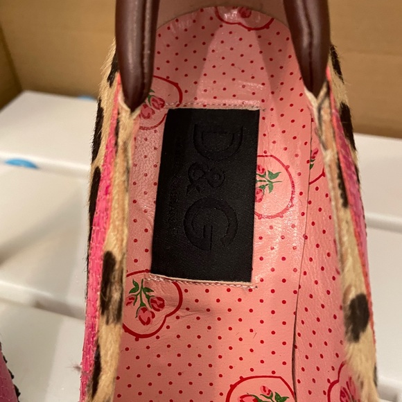 VINTAGE DOLCE AND GABBANA leopard print bootie - Picture 6 of 10